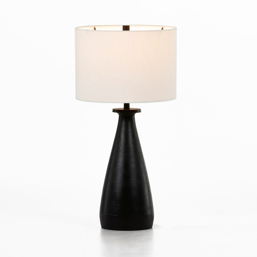 Innes Table Lamp - Matte Black Cast Aluminum