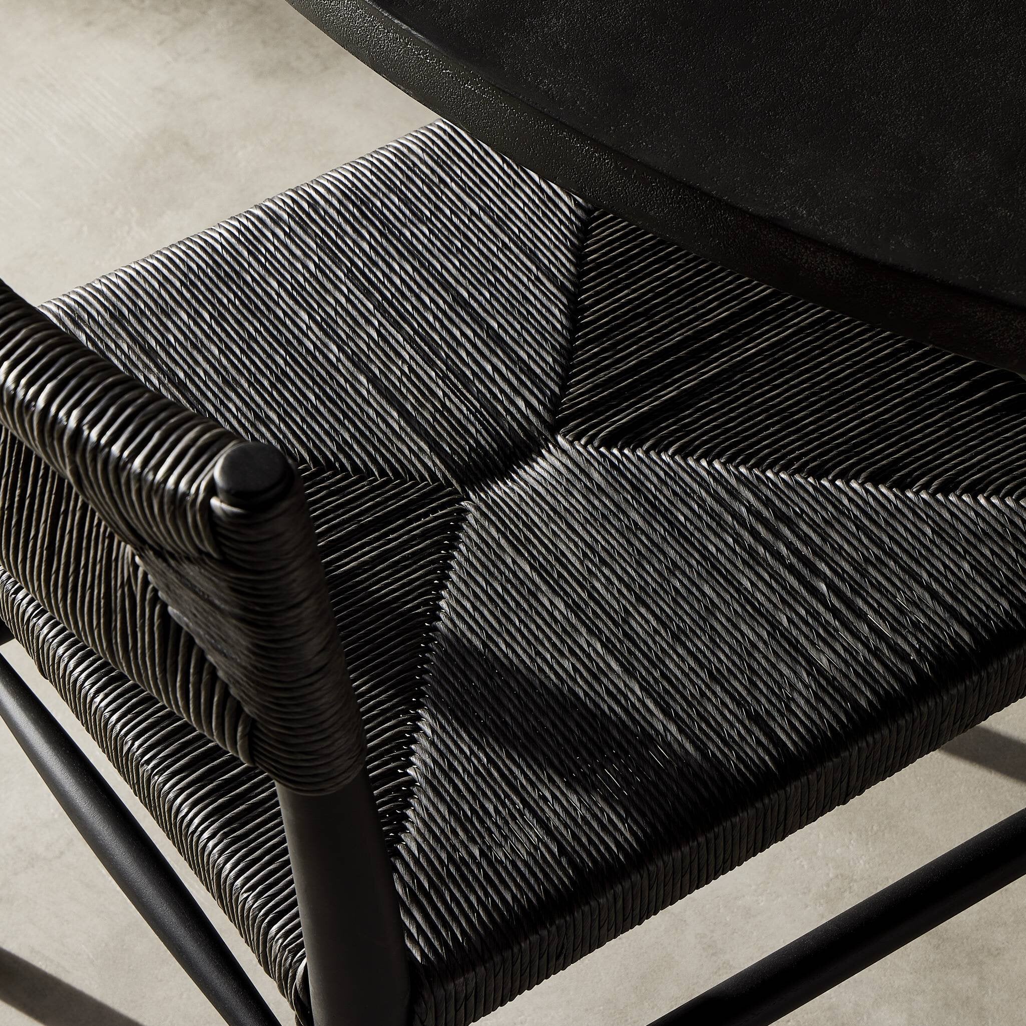 Lomas Outdoor Dining Chair - Vintage Coal