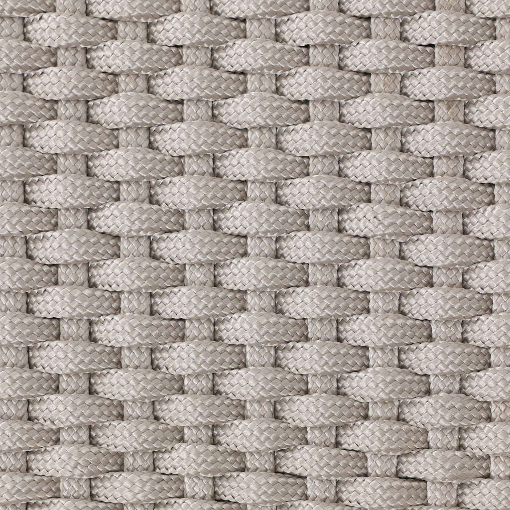 Delano Outdoor Chaise - Thick Grey Rope