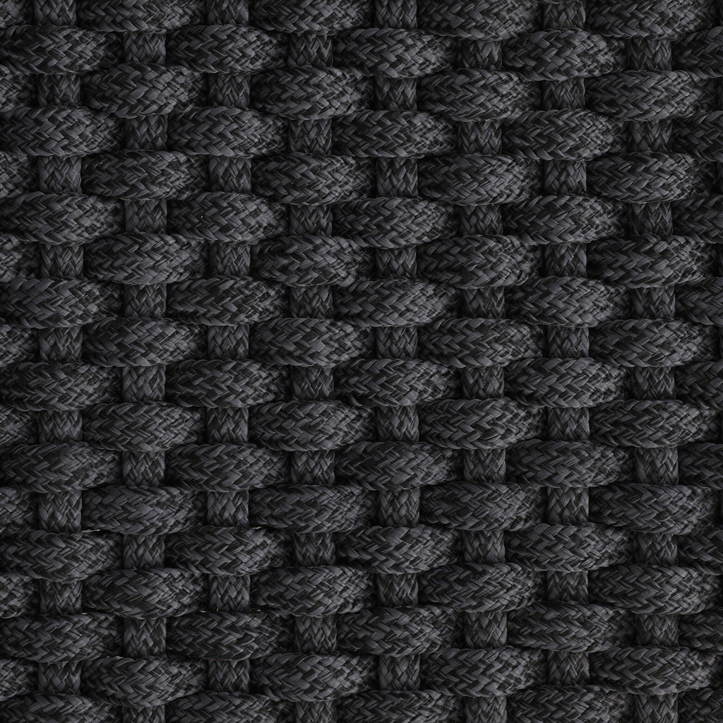 Delano Outdoor Chaise - Thick Dark Grey Rope
