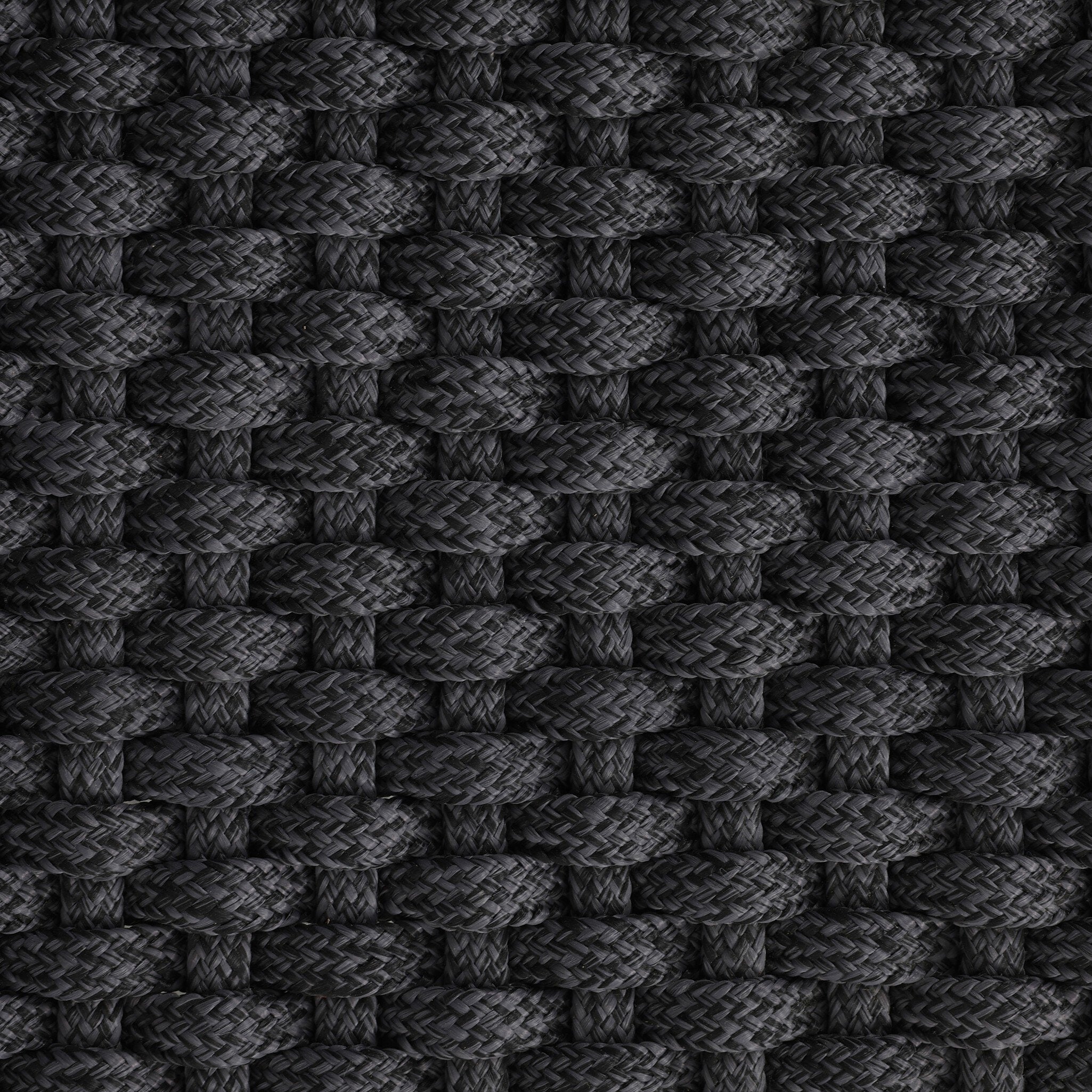 Delano Outdoor Chaise - Thick Dark Grey Rope