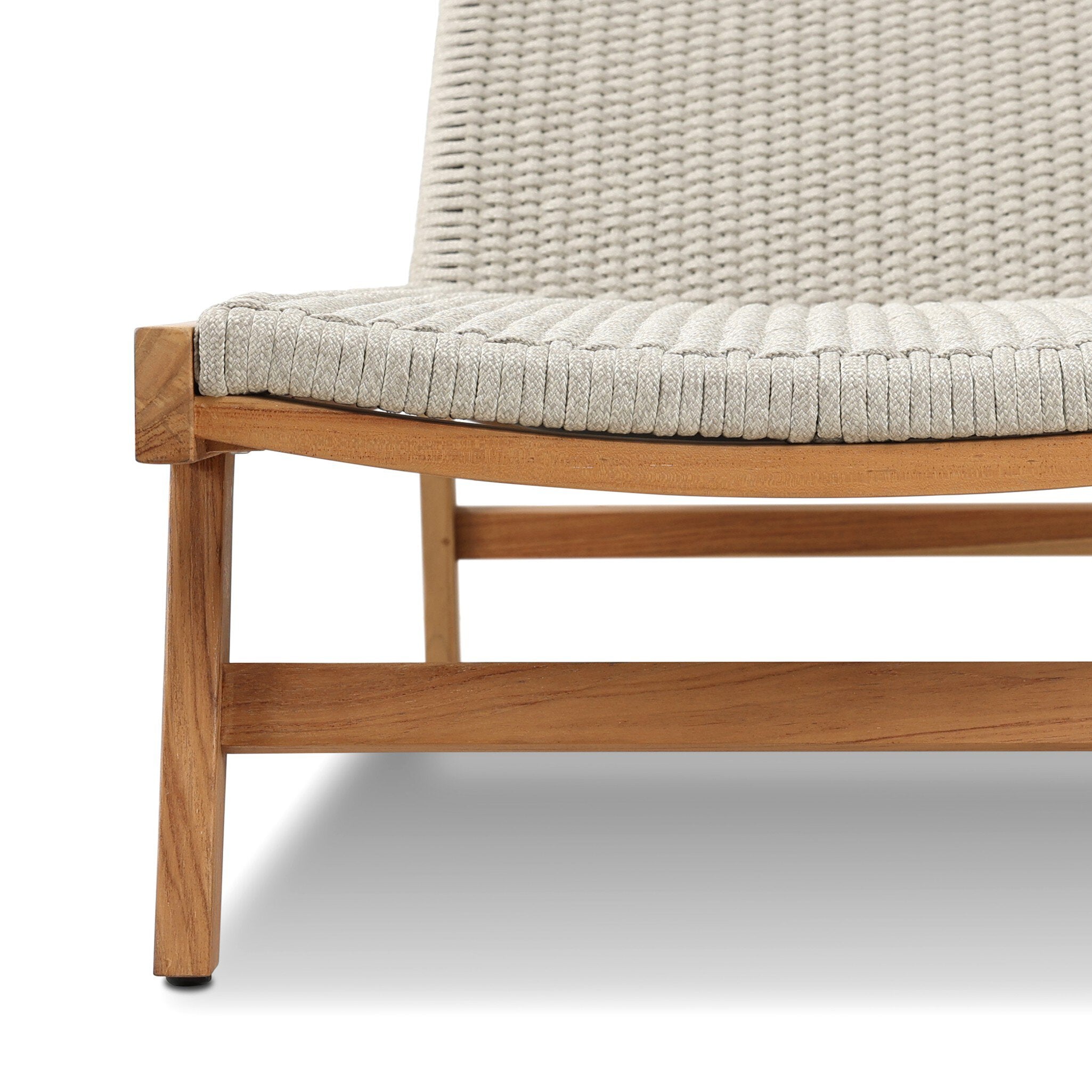 Delano Outdoor Chaise - Ivory Rope