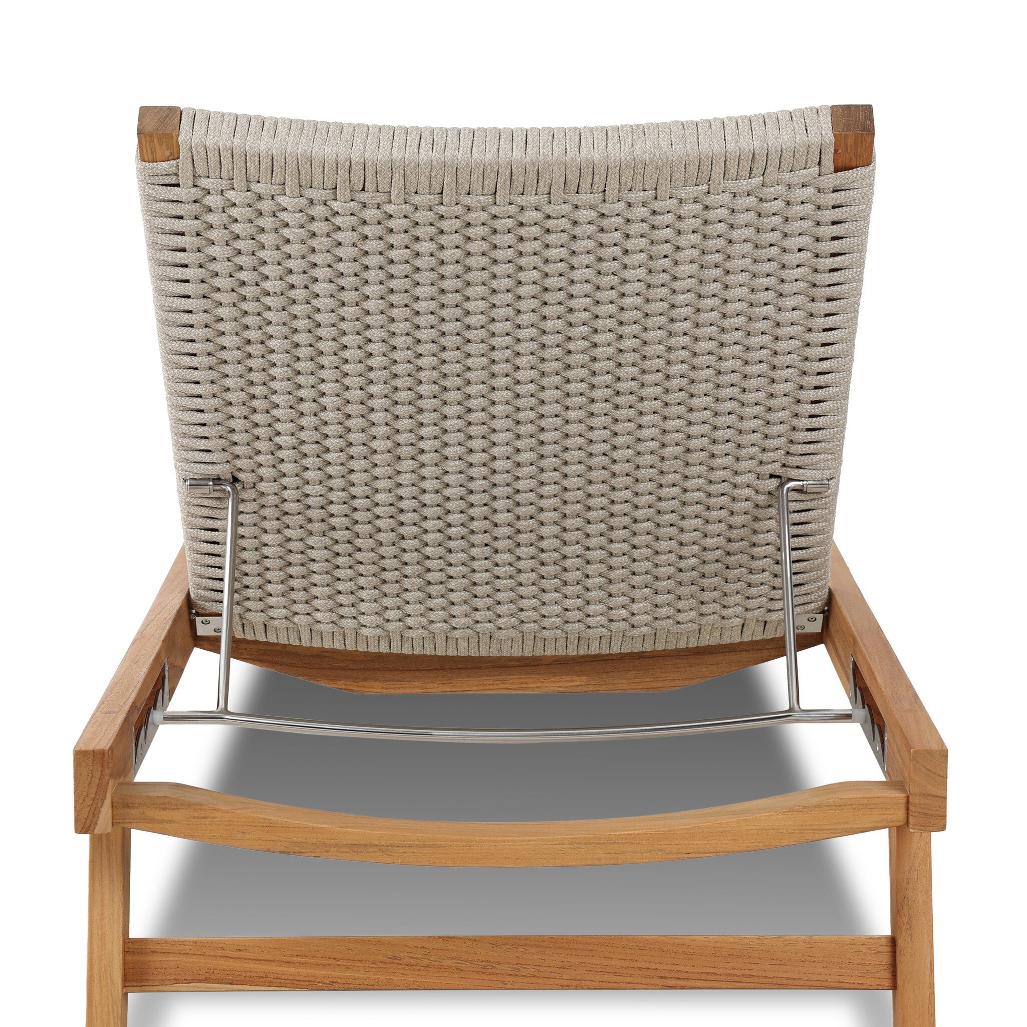 Delano Outdoor Chaise - Ivory Rope