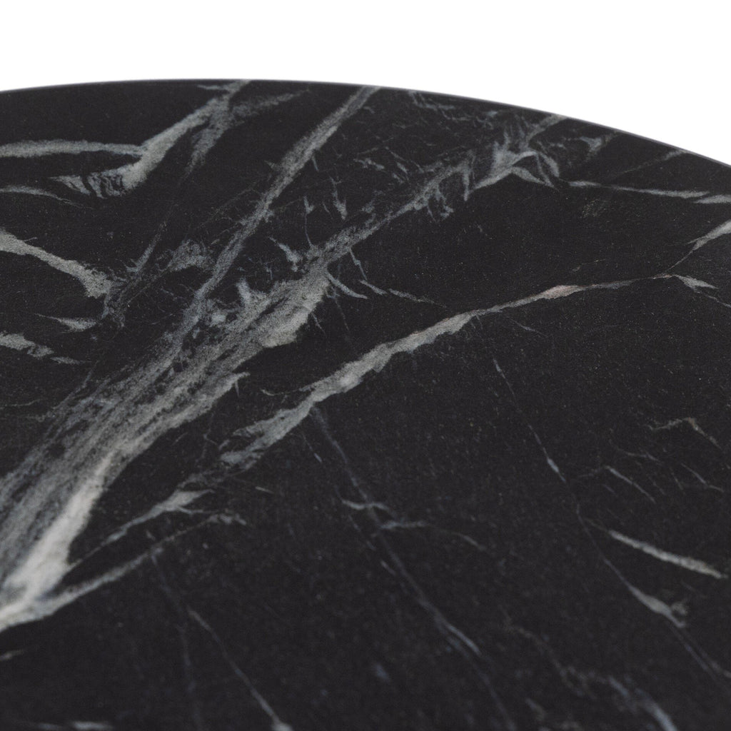Marble Lazy Susan - Dark Kettle Black