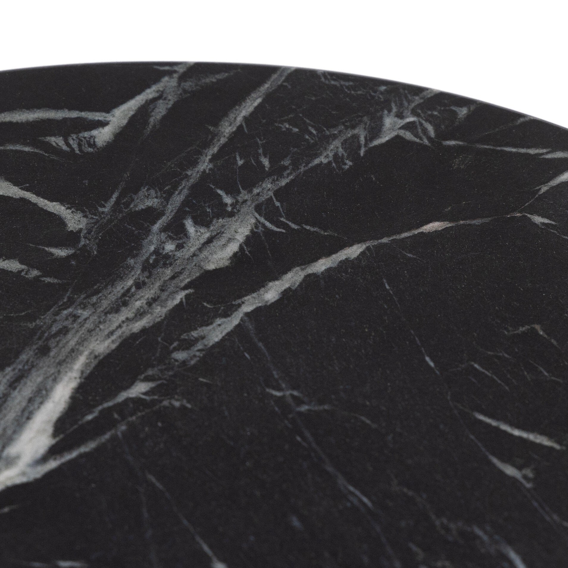 Marble Lazy Susan - Dark Kettle Black
