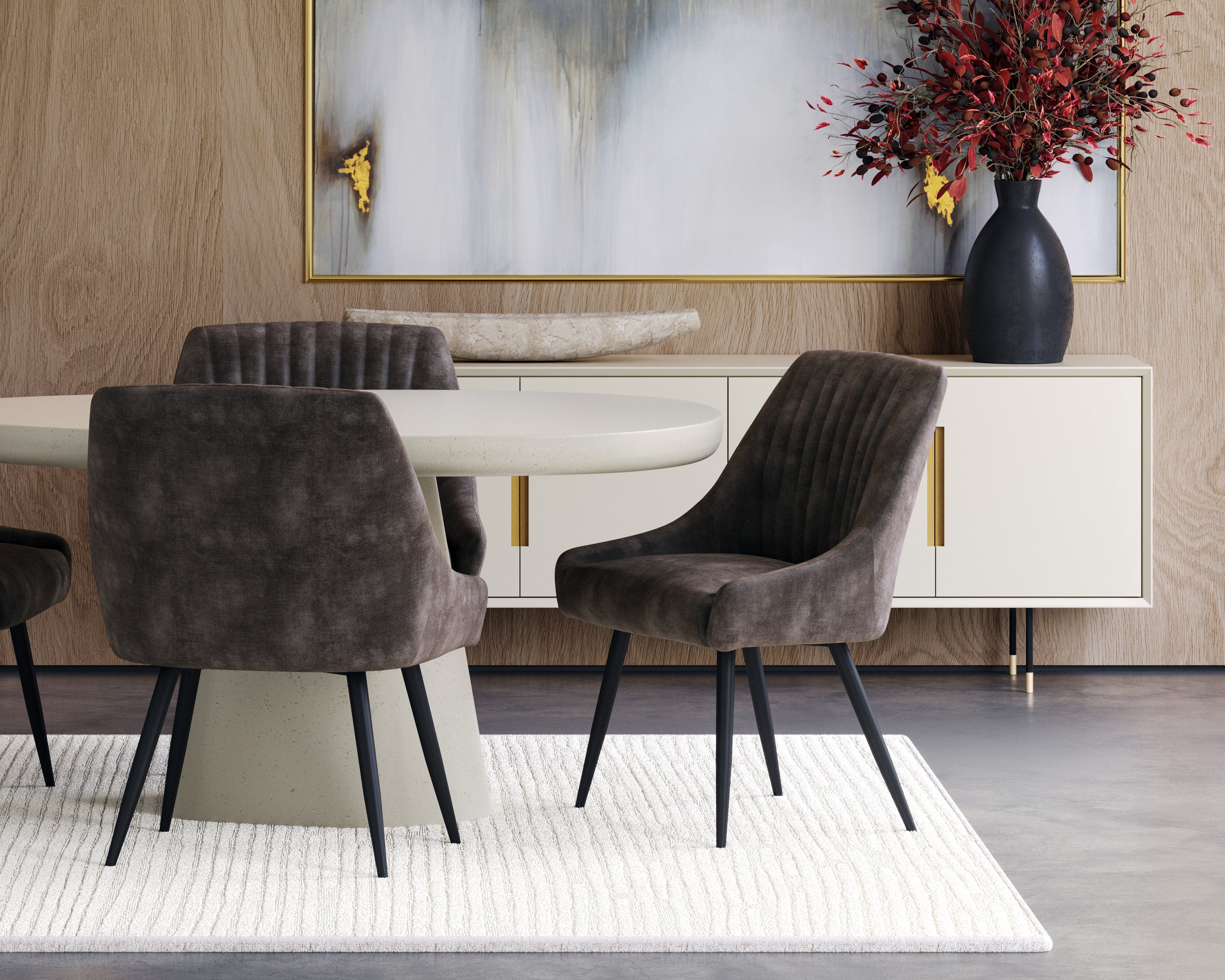 Deva Hand-Tufted Rug - Ivory - 8' X 10'