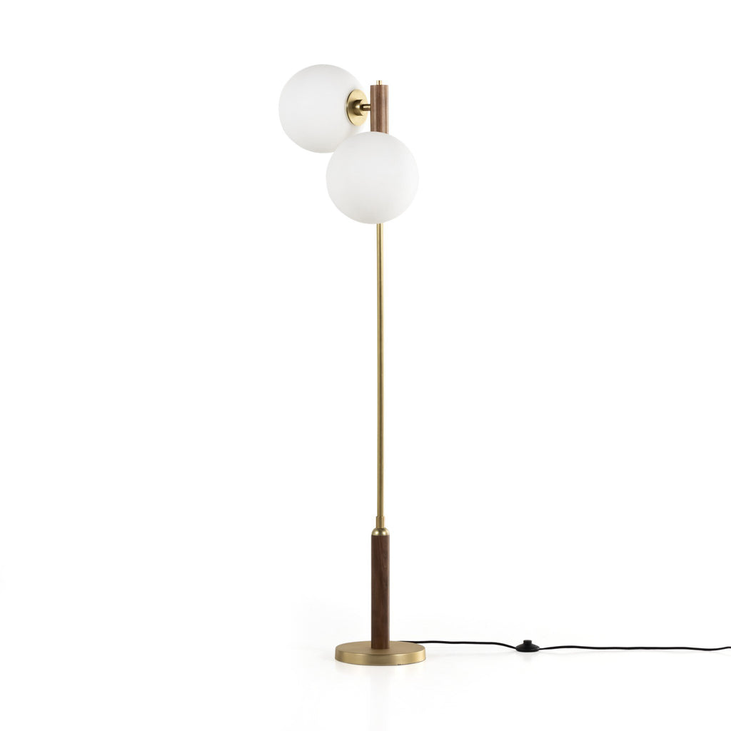 Colome Floor Lamp - Aged Brass