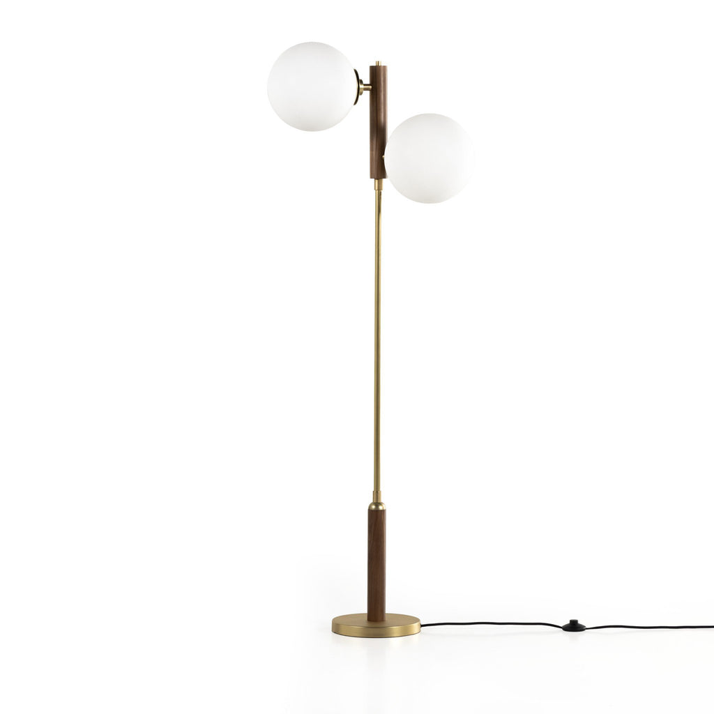 Colome Floor Lamp - Aged Brass