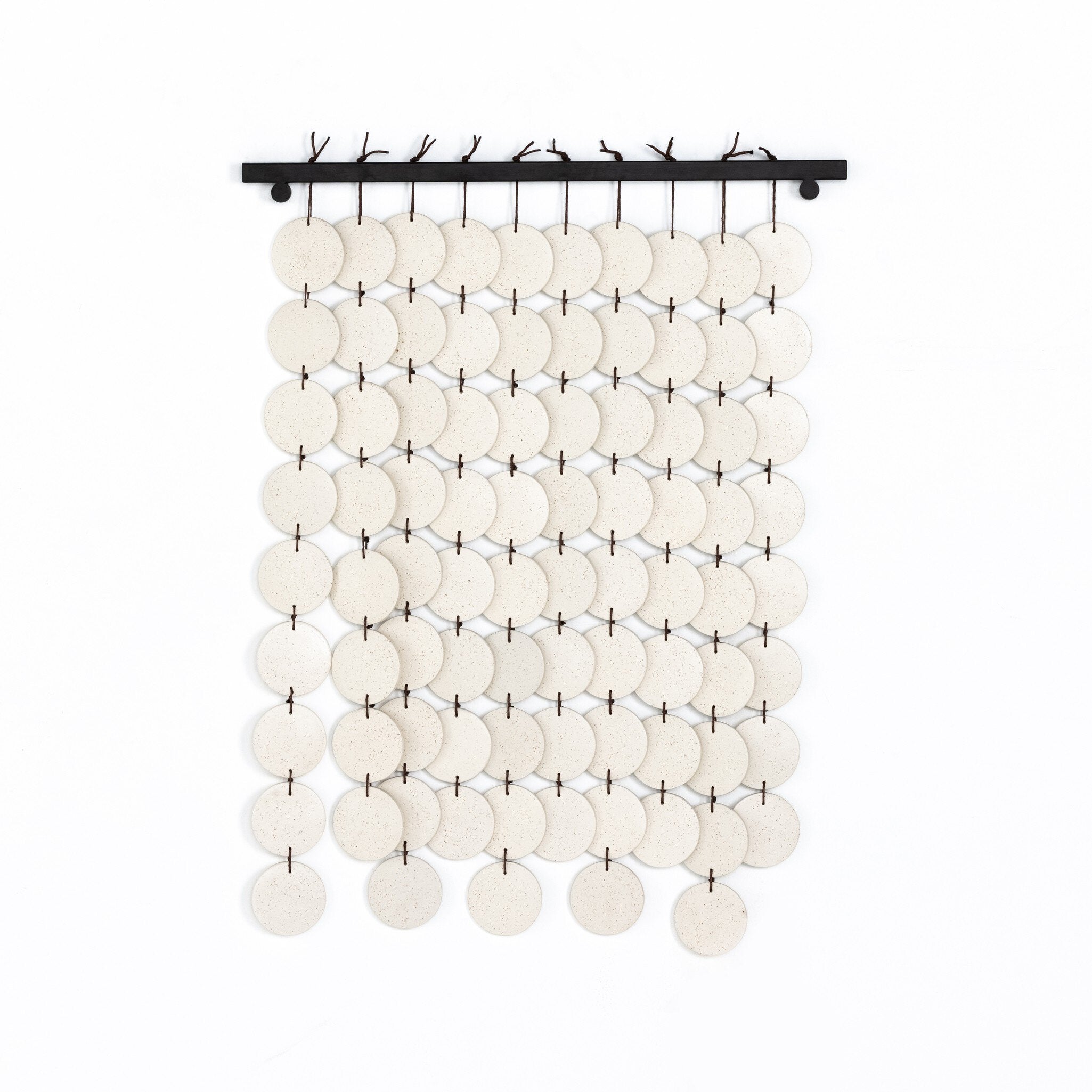 Ceramic Wall Hanging - Speckled Cream Ceramic