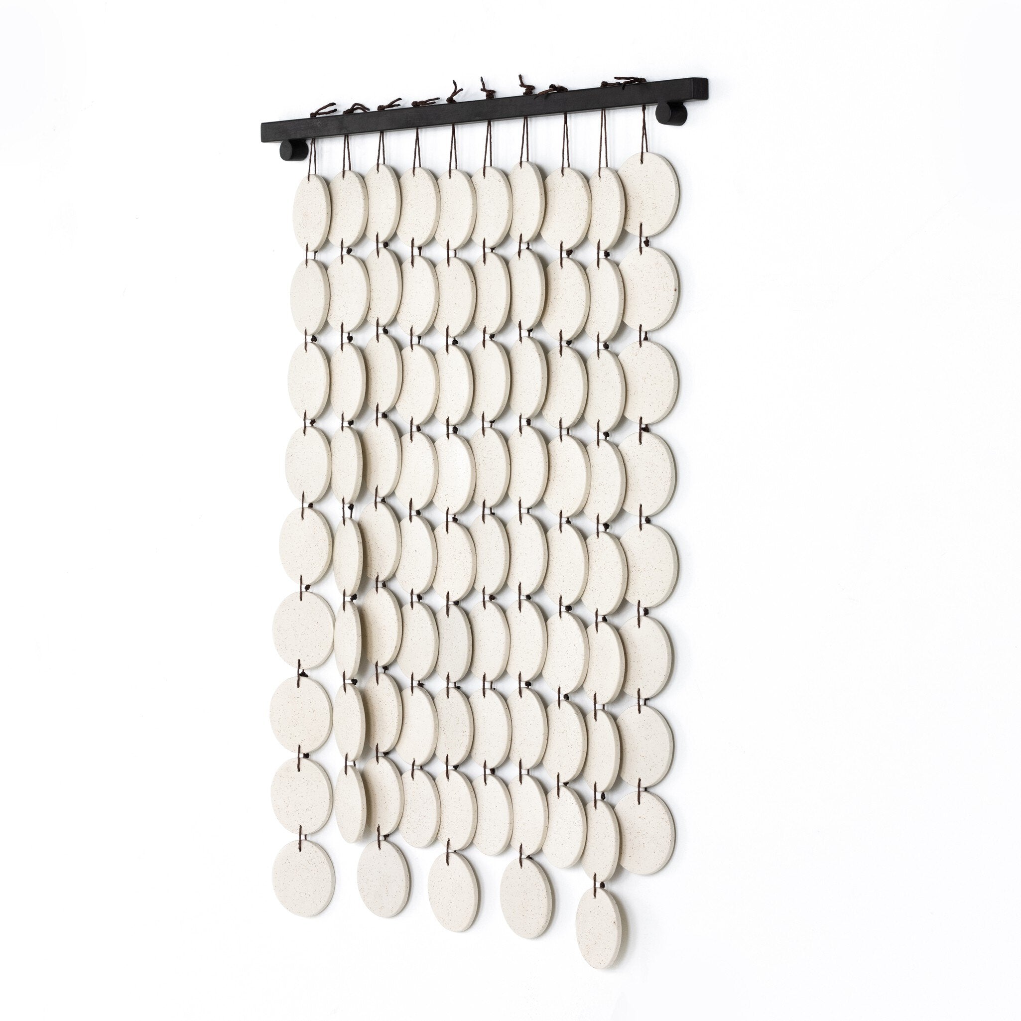 Ceramic Wall Hanging - Speckled Cream Ceramic