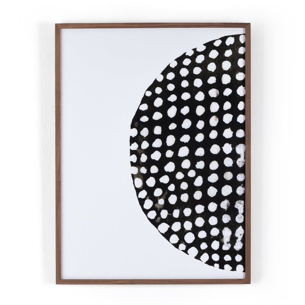Global Disco Diptych, Black by Jess Engle - Walnut 2.5