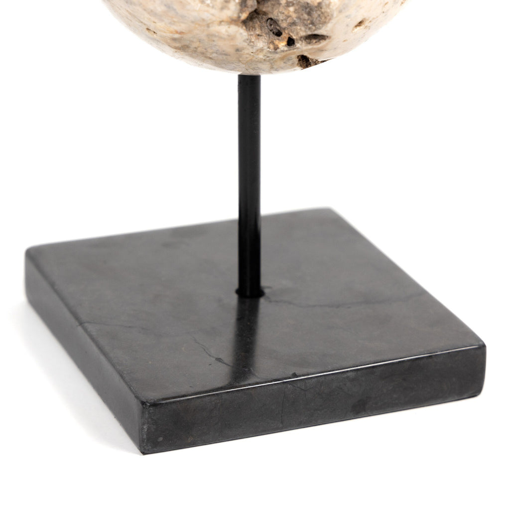 Organic Stone Sculptures, Set Of 3 - Black Marble