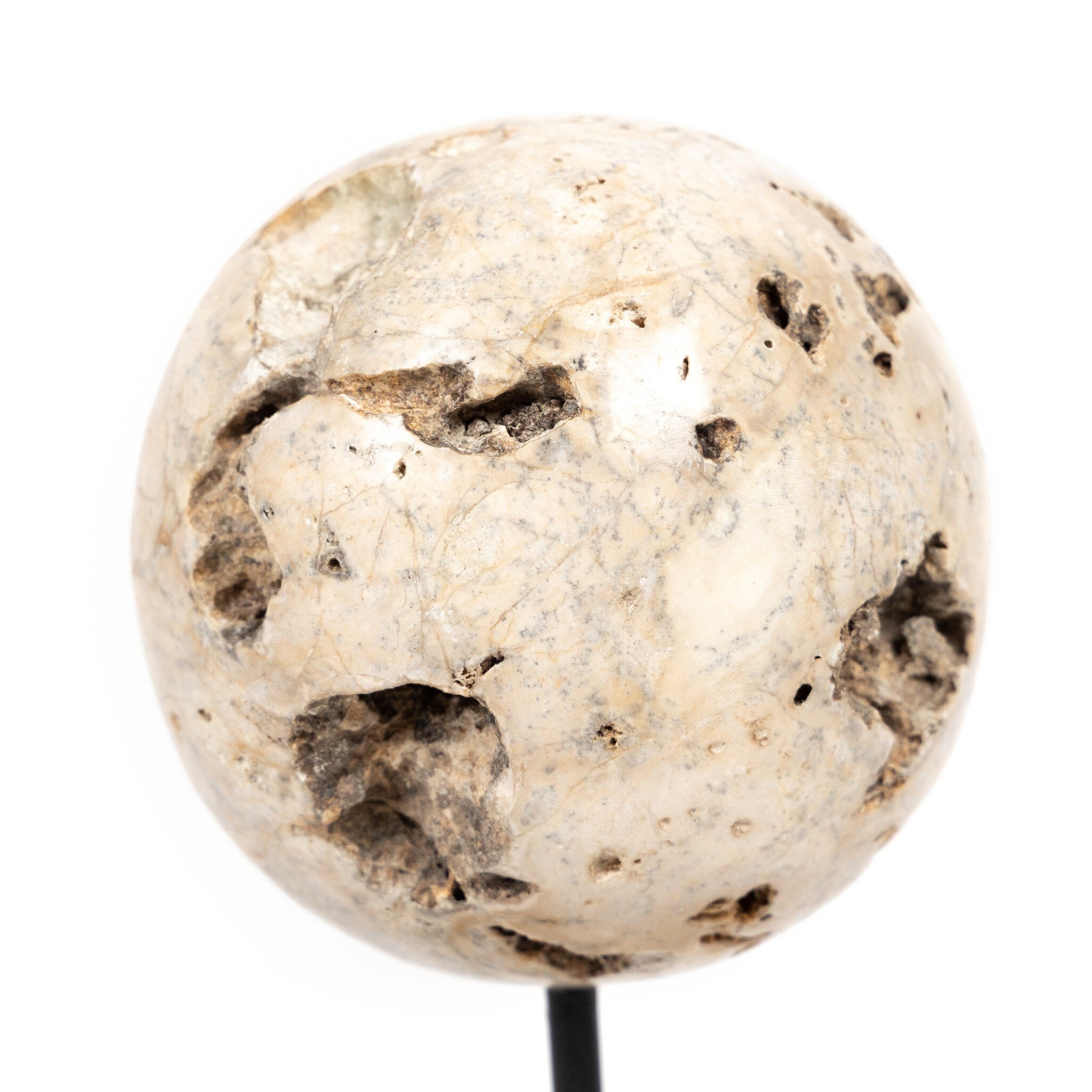 Organic Stone Sculptures, Set Of 3 - Black Marble