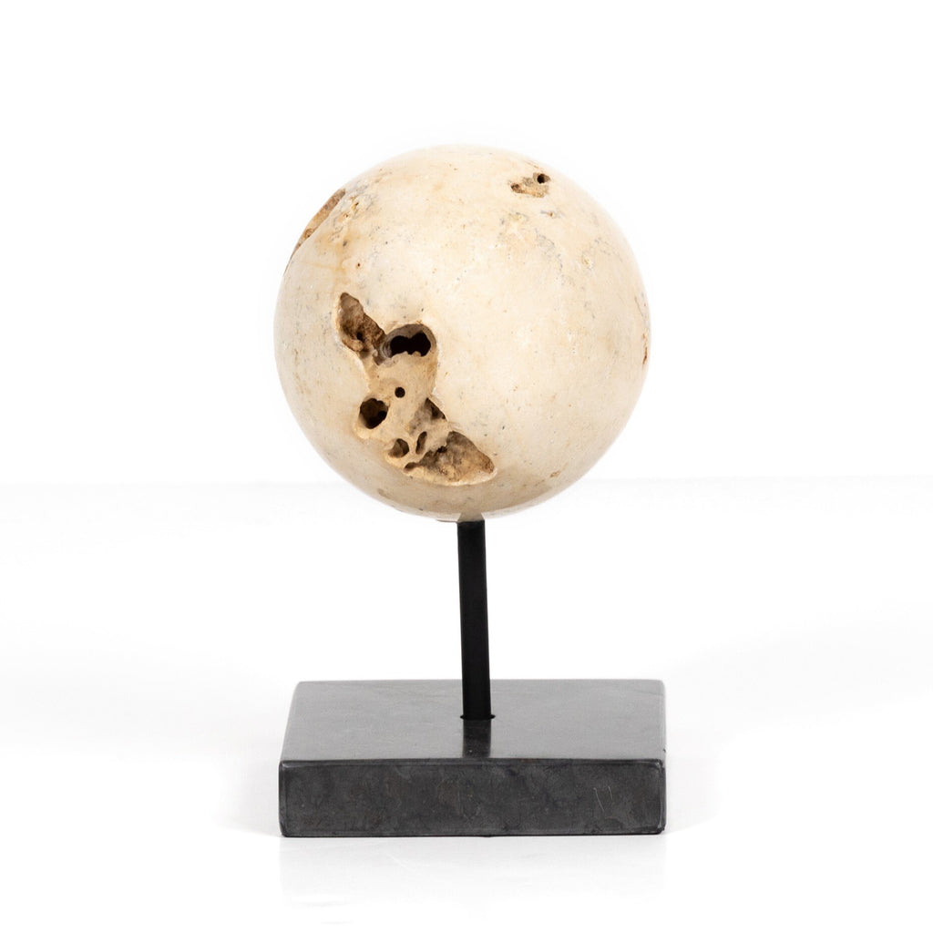Organic Stone Sculptures, Set Of 3 - Black Marble