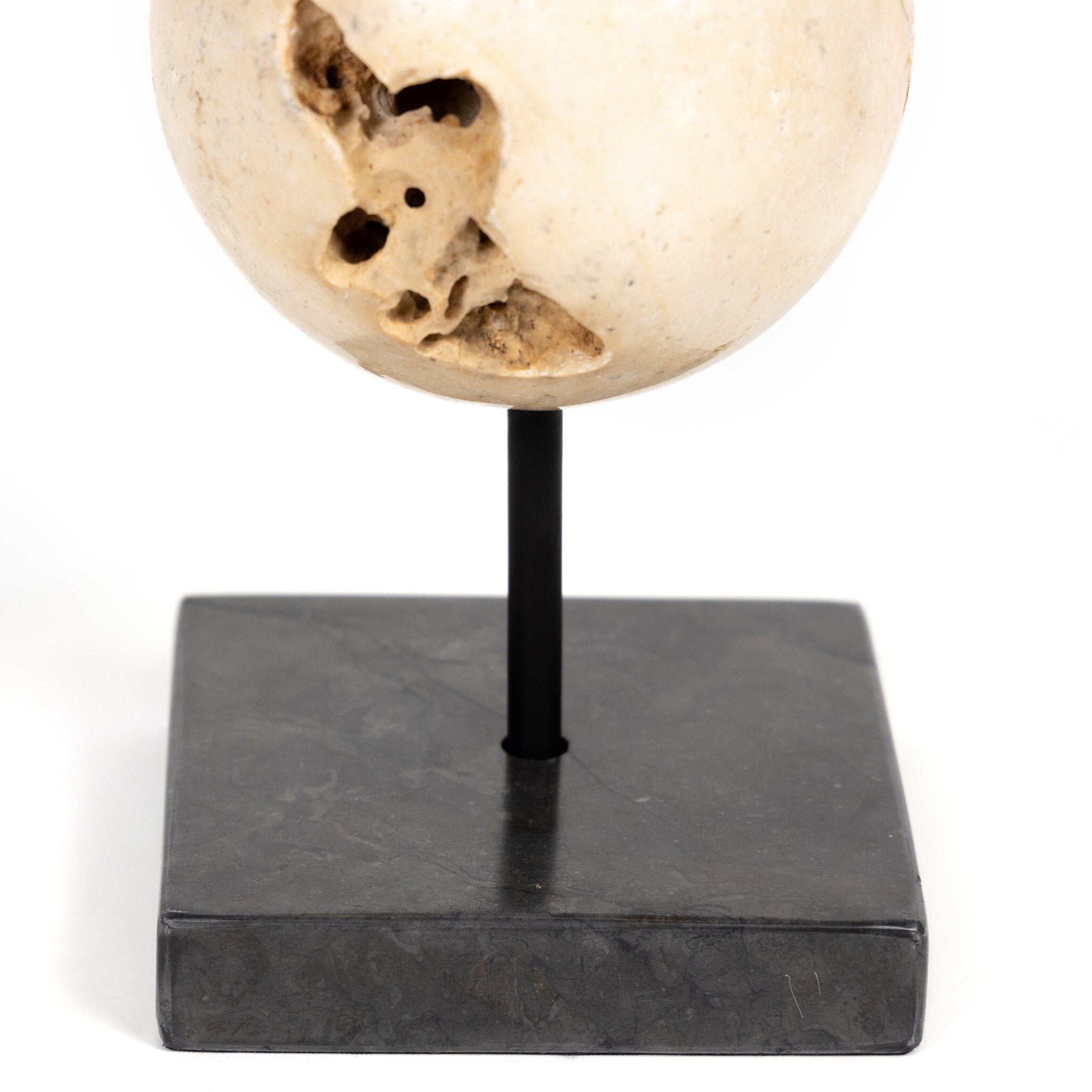 Organic Stone Sculptures, Set Of 3 - Black Marble