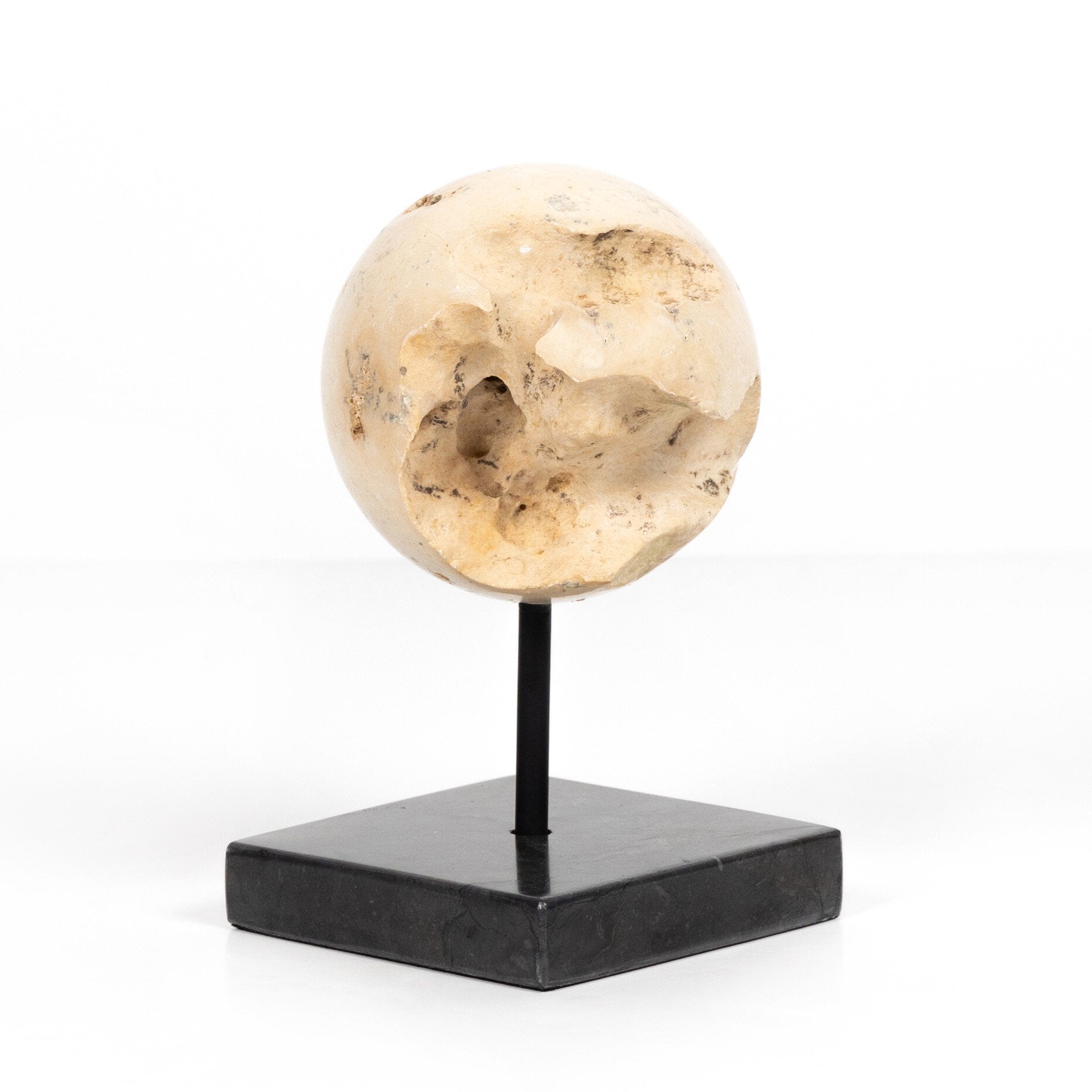 Organic Stone Sculptures, Set Of 3 - Black Marble