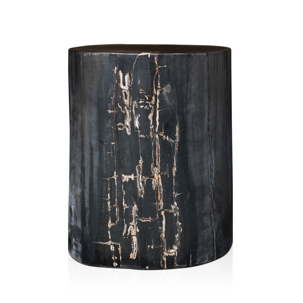 Kos End Table - Dark Petrified Wood