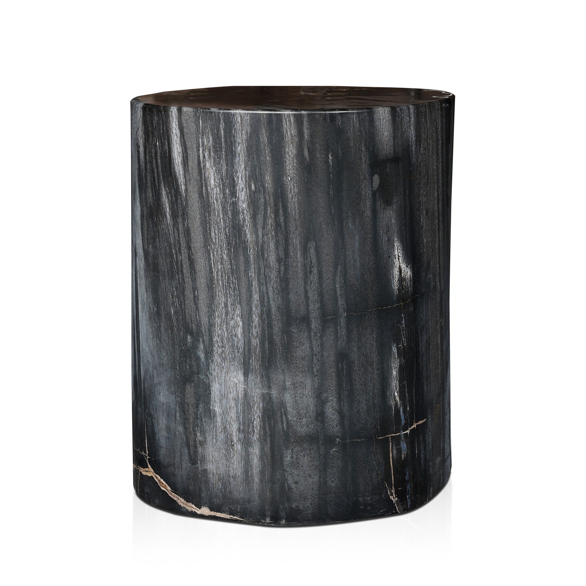 Kos End Table - Dark Petrified Wood