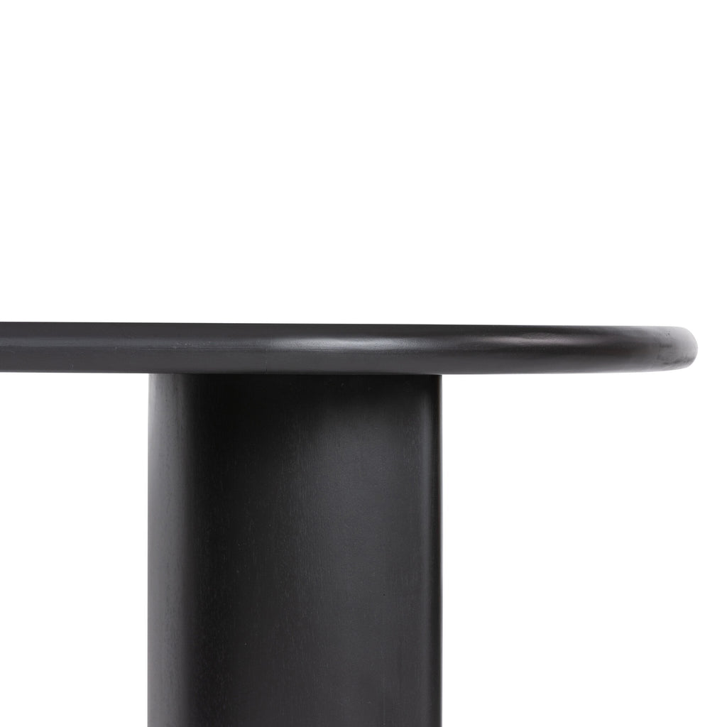 Paden Coffee Table - Aged Black Acacia | 51"