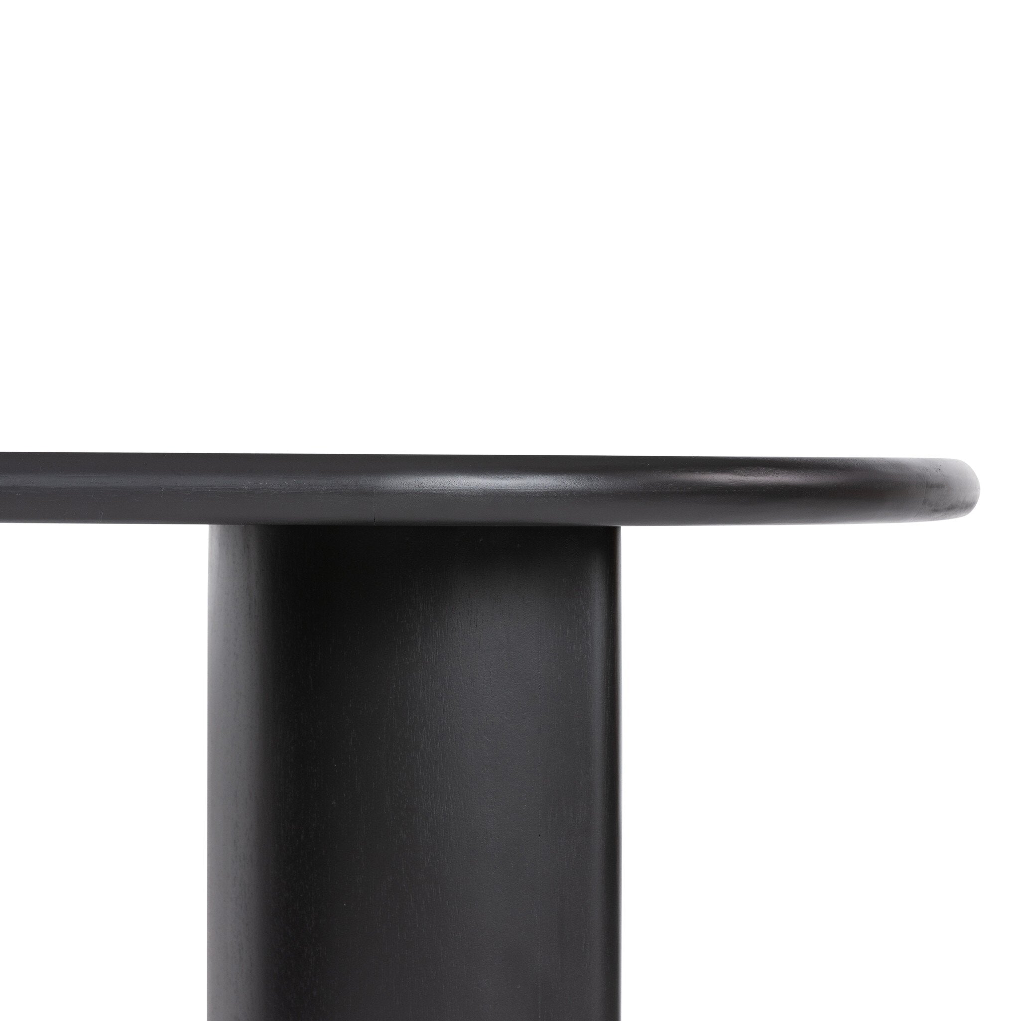 Paden Coffee Table - Aged Black Acacia | 51"