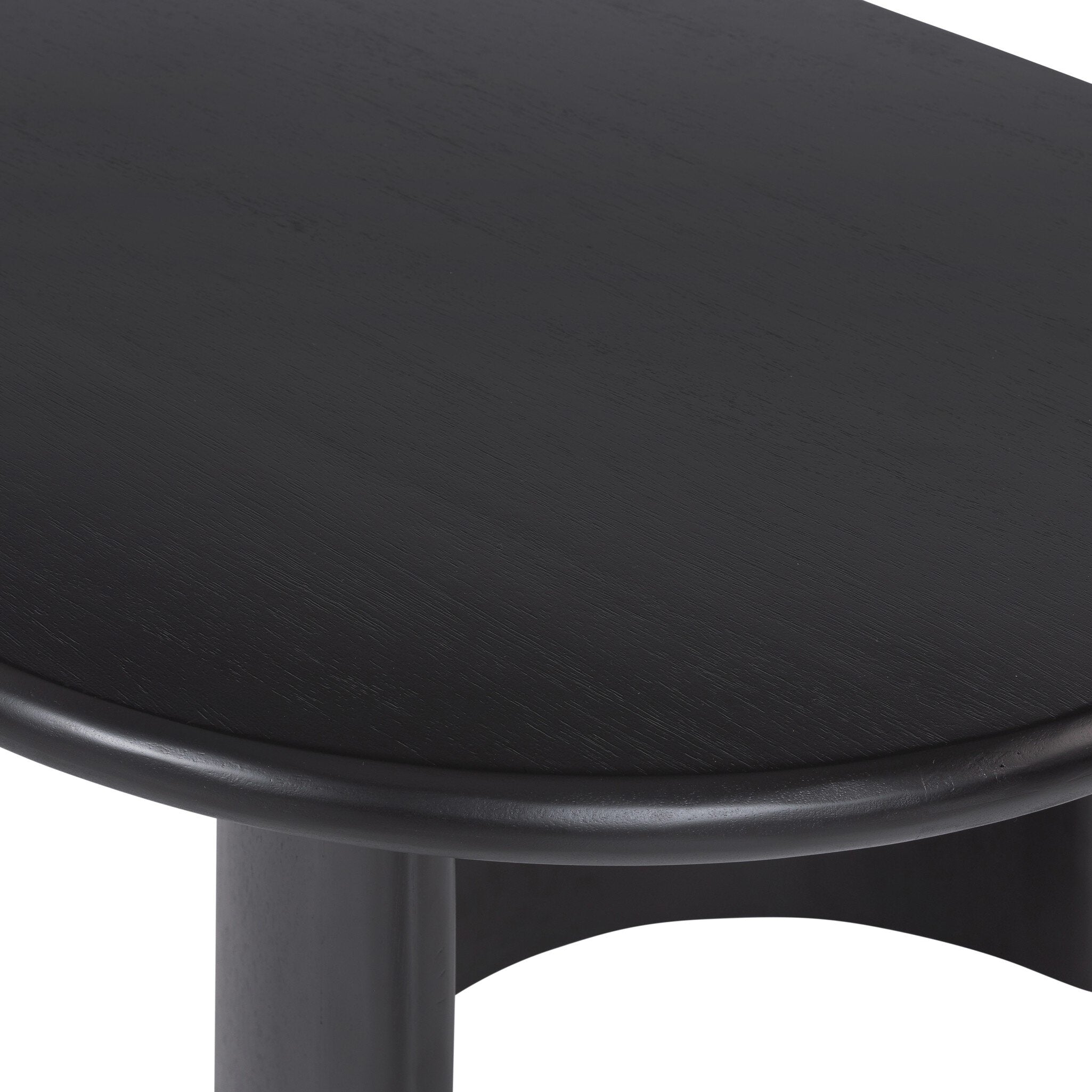 Paden Coffee Table - Aged Black Acacia | 51"