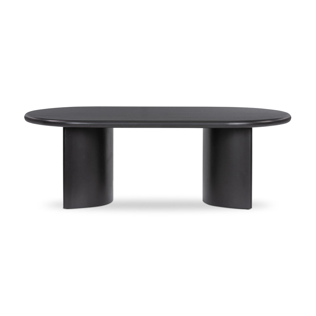 Paden Coffee Table - Aged Black Acacia | 51"