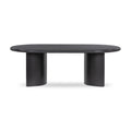 Paden Coffee Table - Aged Black Acacia | 51"