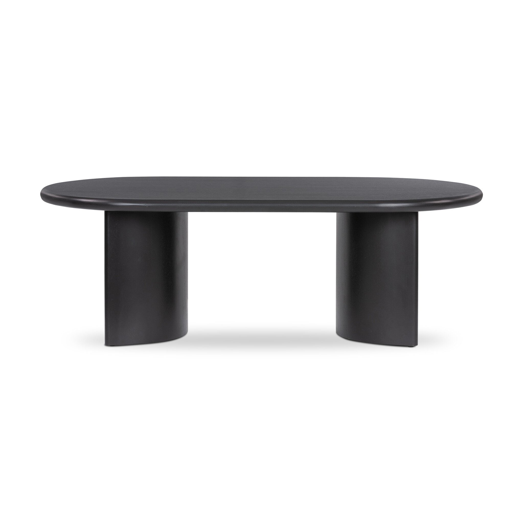 Paden Coffee Table - Aged Black Acacia | 51"