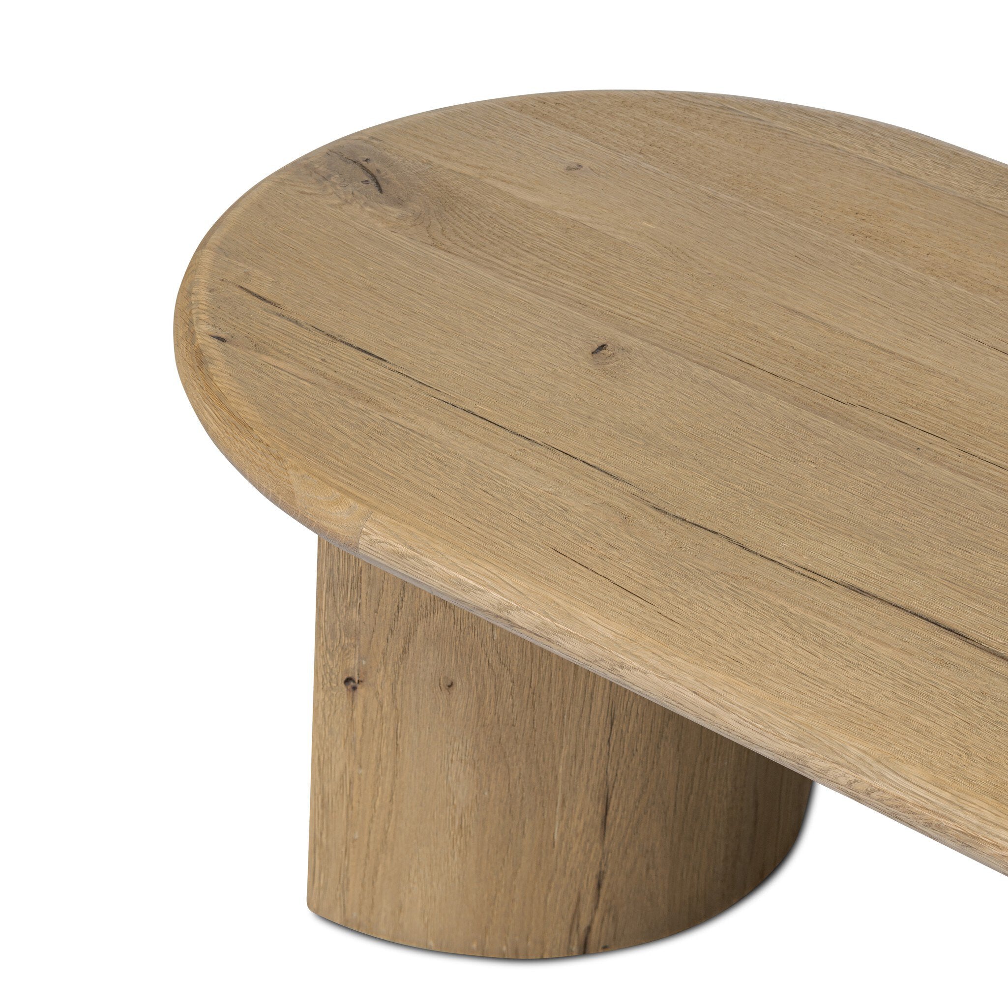 Paden Coffee Table - Worn Oak Veneer | 51"