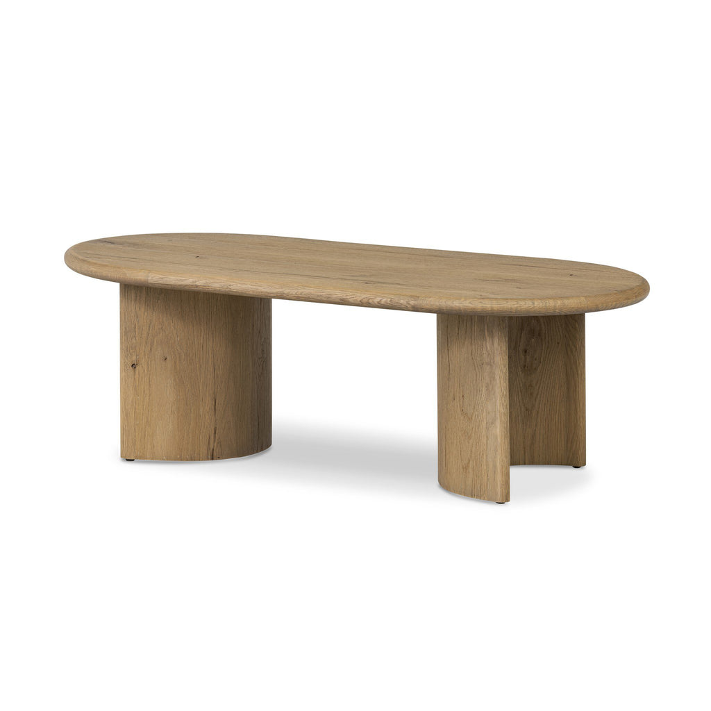 Paden Coffee Table - Worn Oak Veneer | 51"