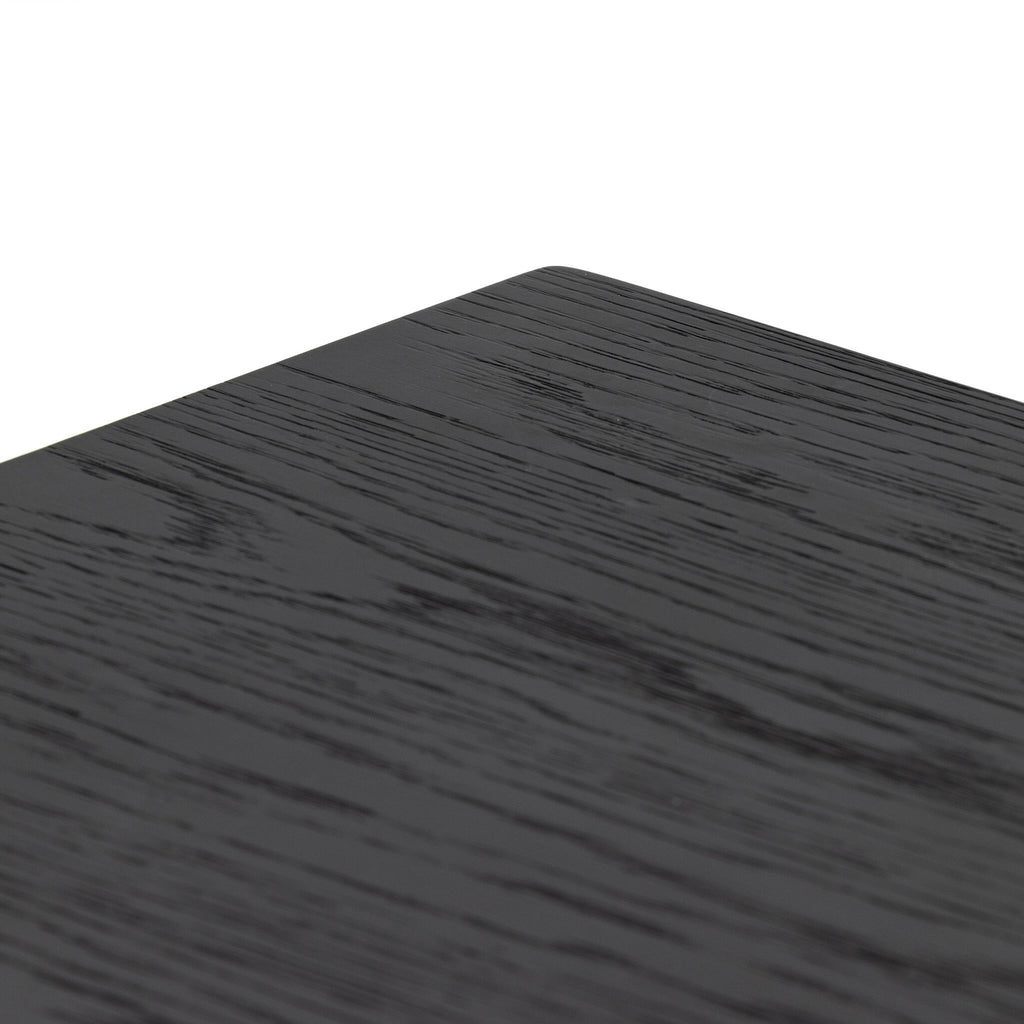 Millie Small Cabinet - Drifted Matte Black Veneer