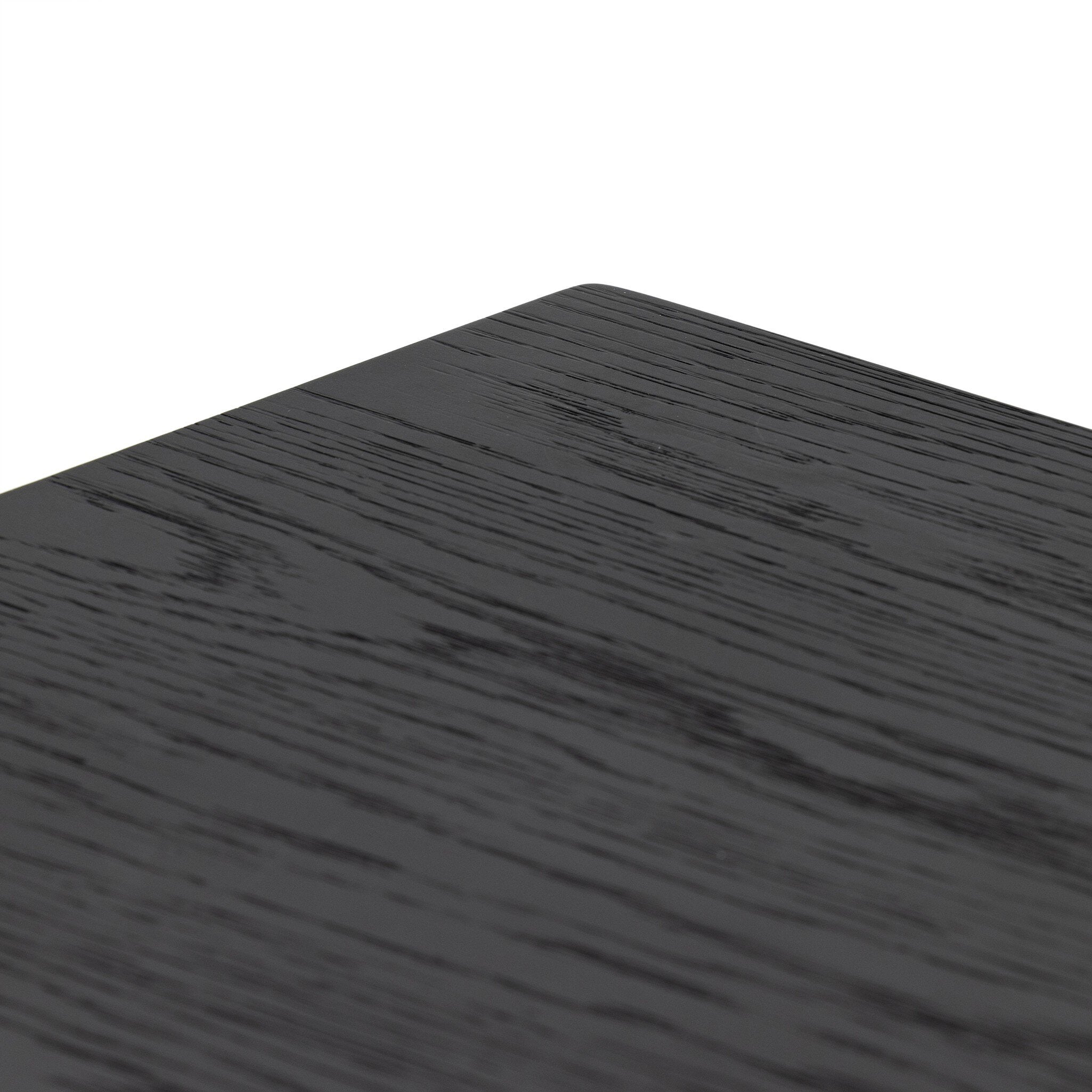 Millie Small Cabinet - Drifted Matte Black Veneer