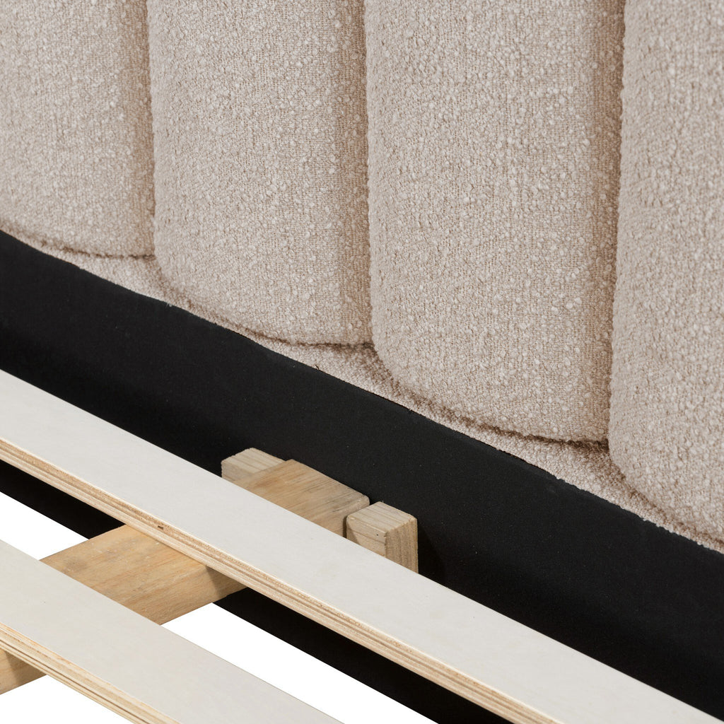 Emma Bed - Knoll Sand | Queen