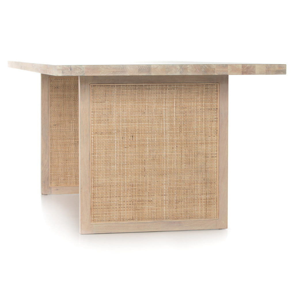 Clarita Dining Table - White Wash Mango