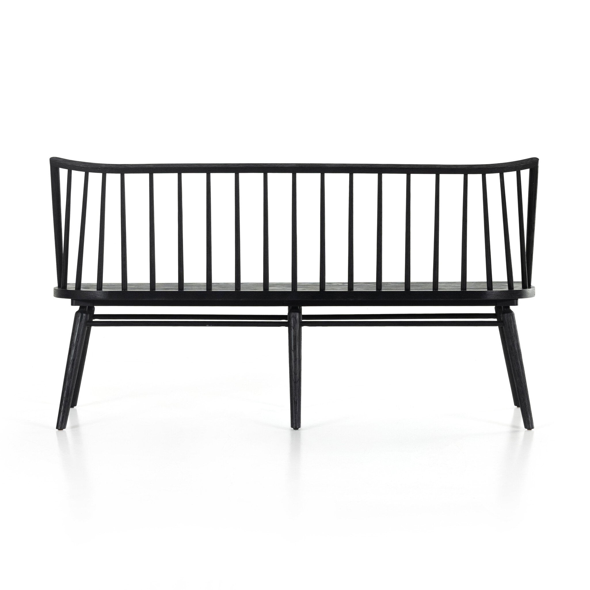 Lewis Dining Bench - Black Oak