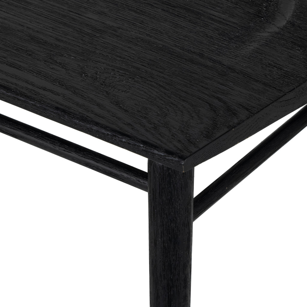 Lewis Dining Bench - Black Oak