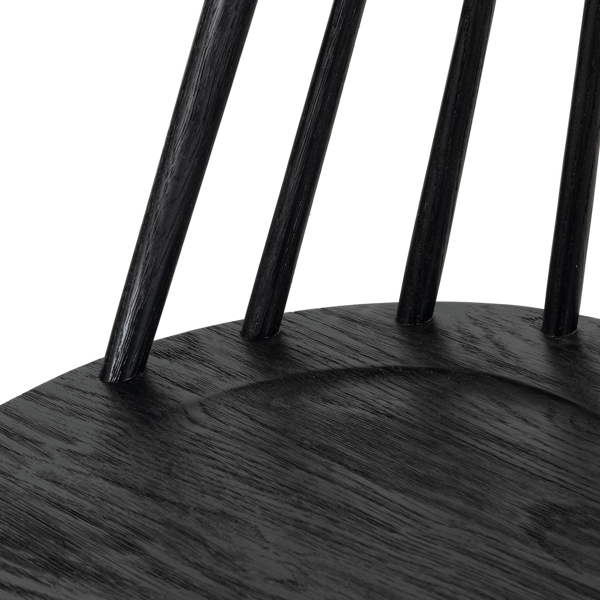 Lewis Dining Bench - Black Oak