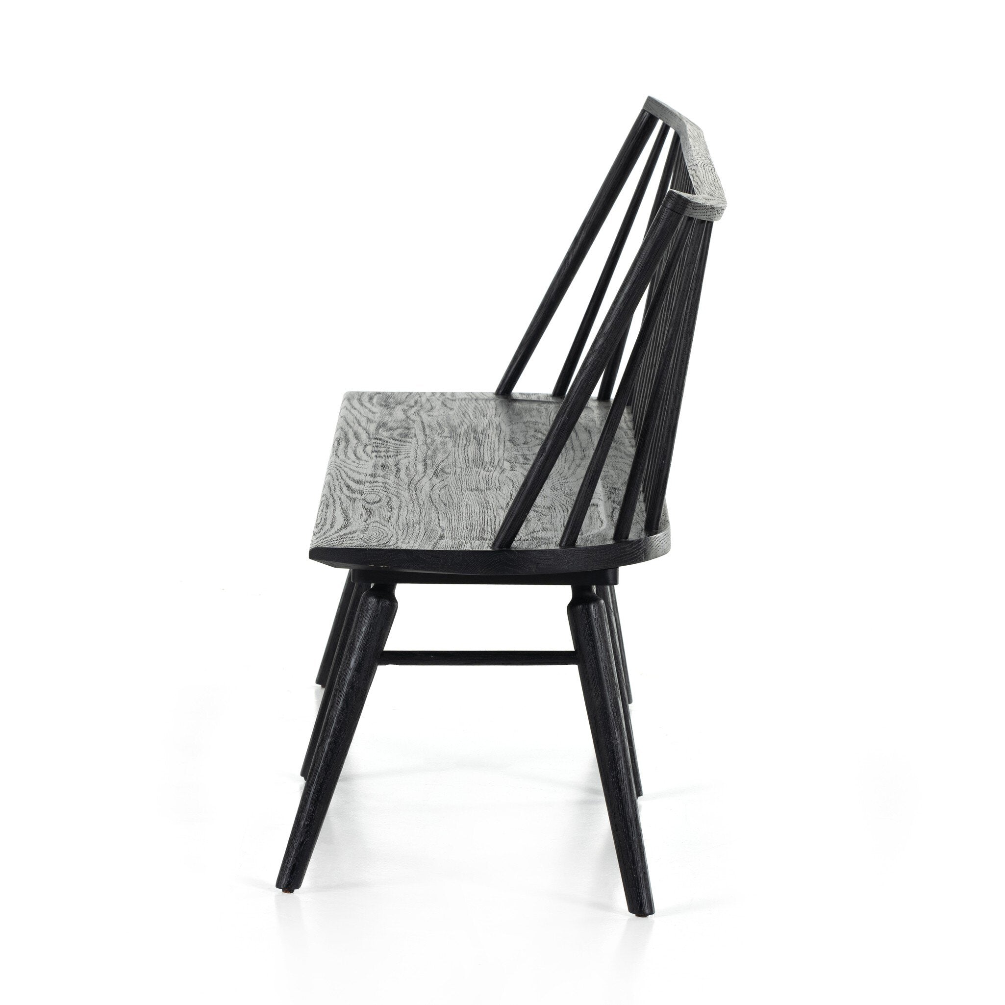 Lewis Dining Bench - Black Oak