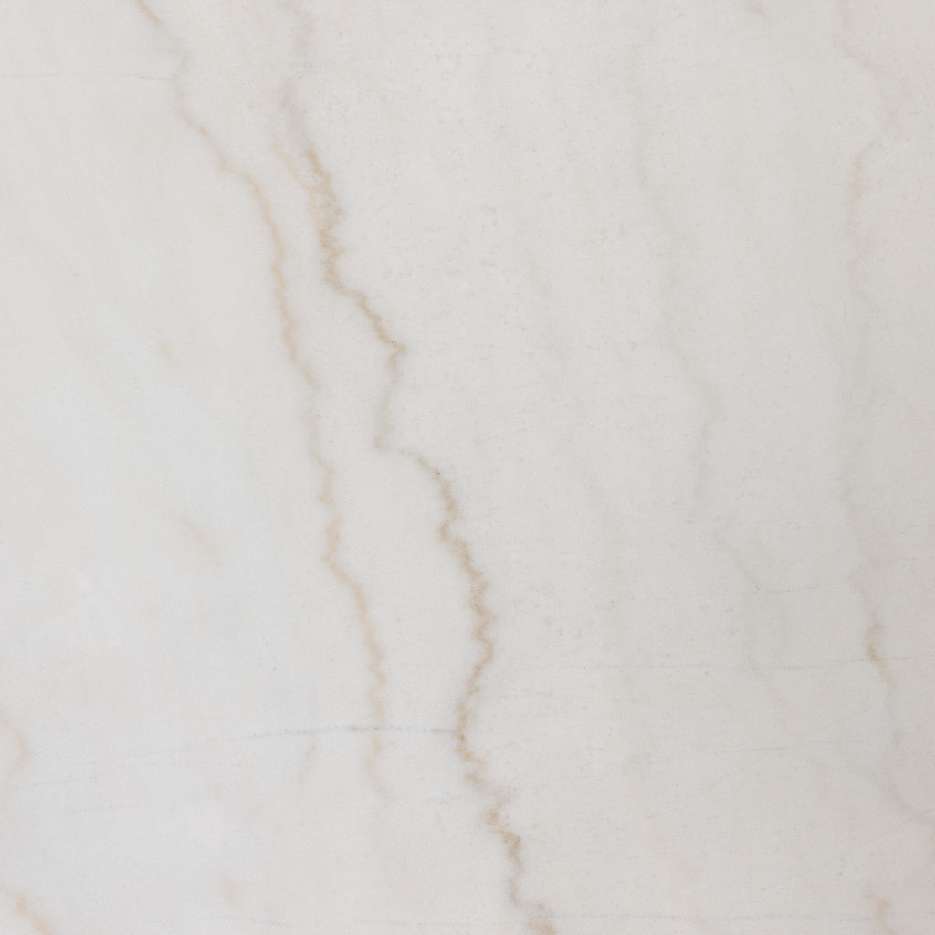 Caldwell Stone Coffee Table - White Marble