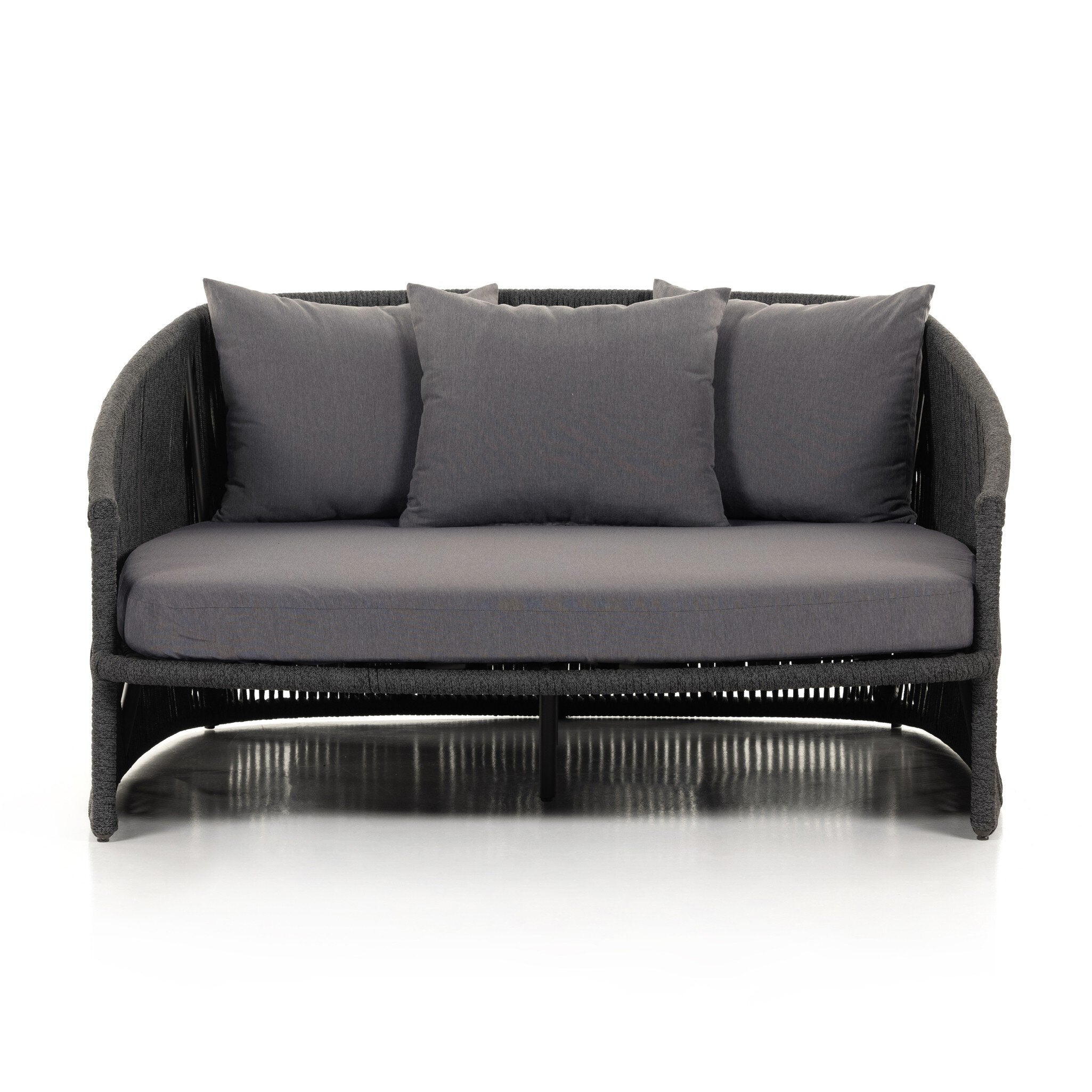 Porto Outdoor Daybed - Venao Charcoal