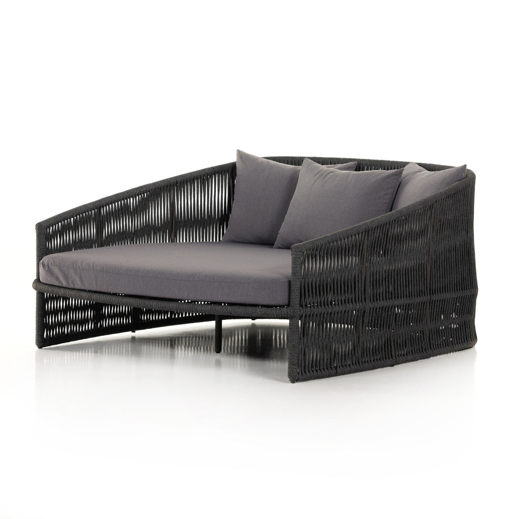 Porto Outdoor Daybed - Venao Charcoal