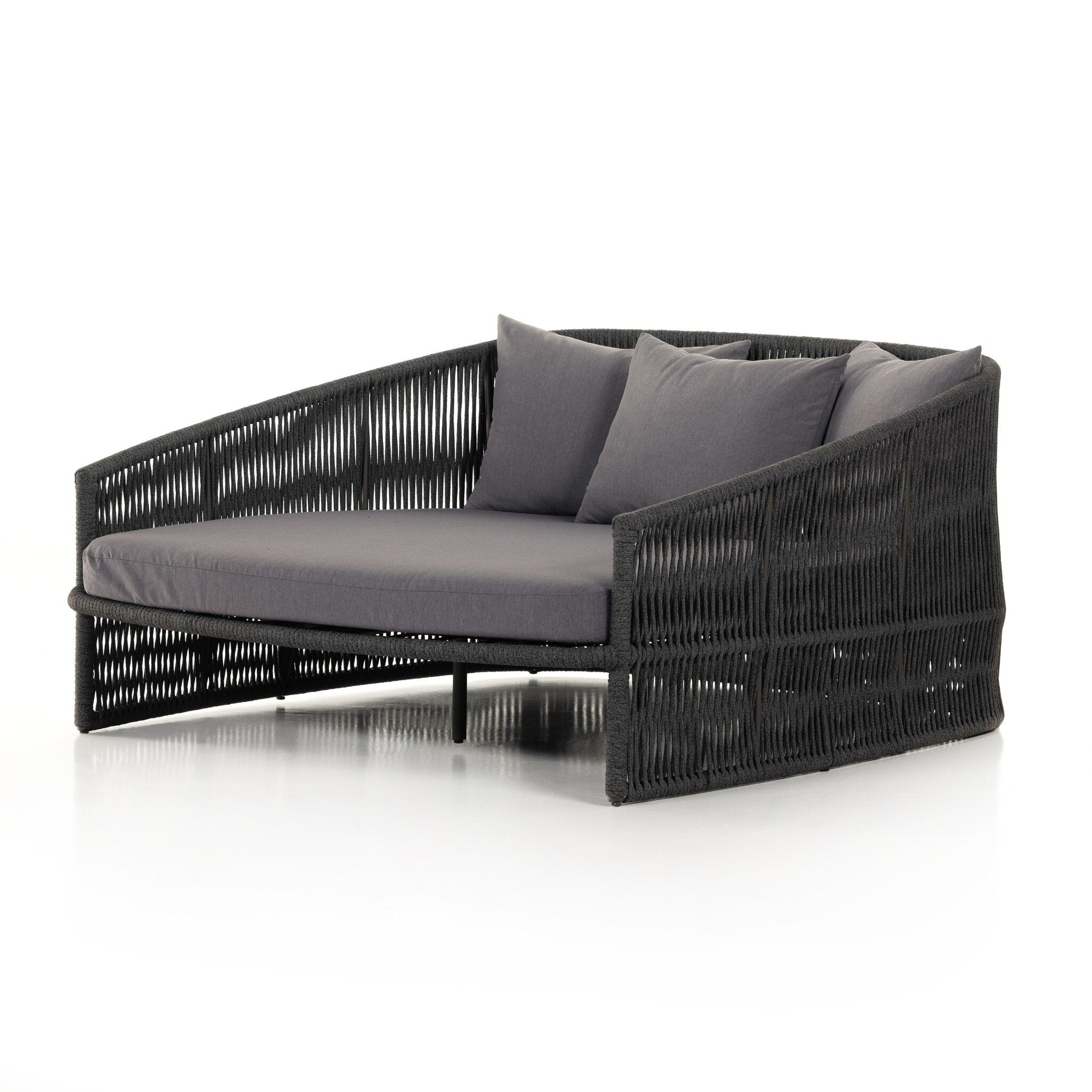 Porto Outdoor Daybed - Venao Charcoal