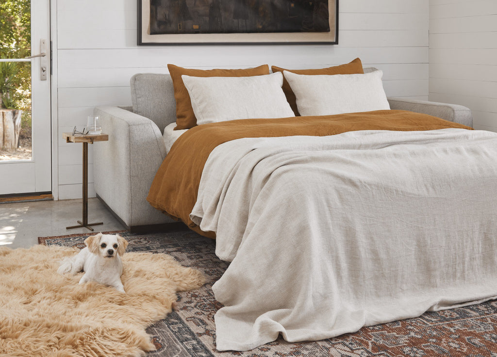 Colt Sleeper Sofa - Aldred Silver