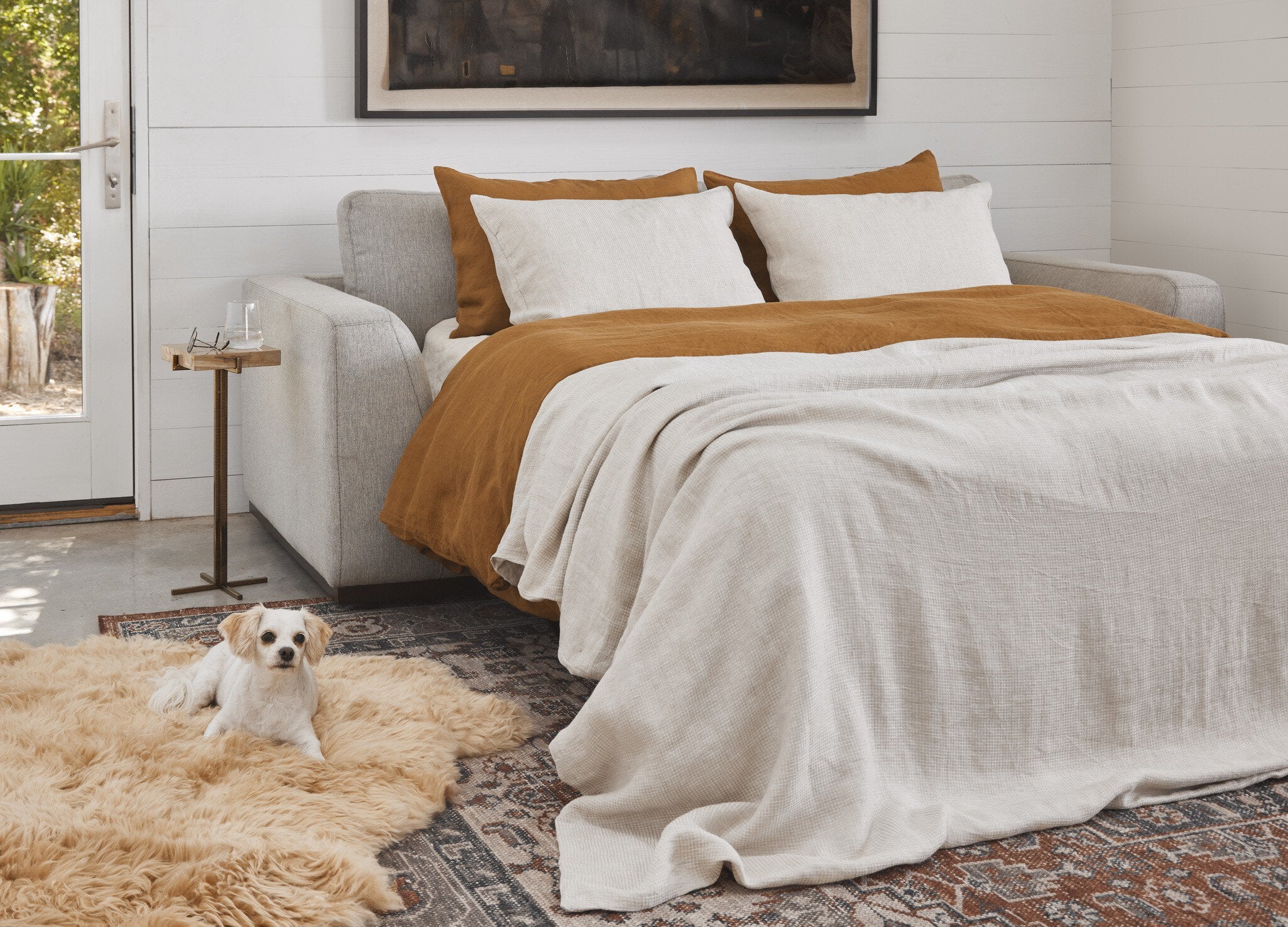 Colt Sleeper Sofa - Aldred Silver