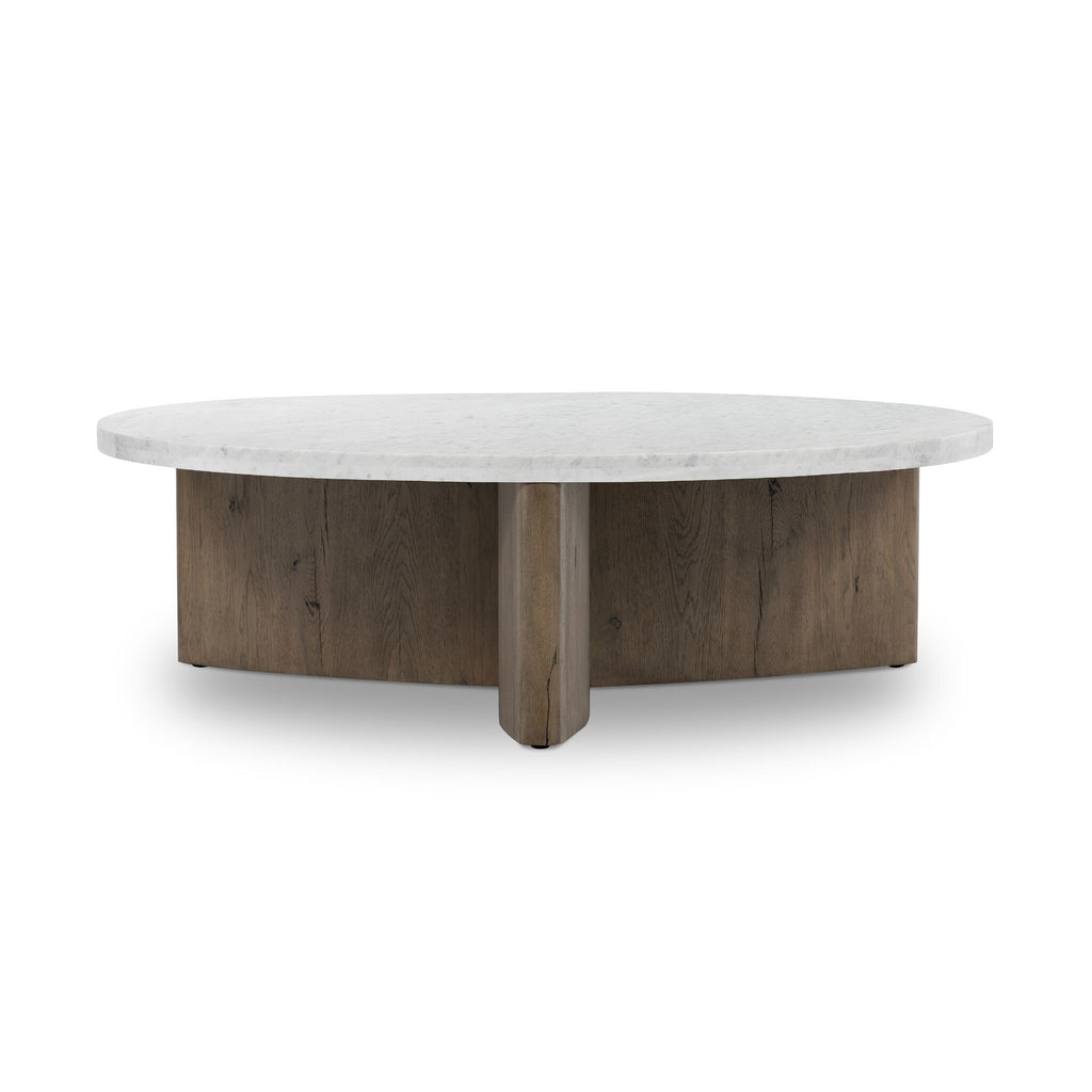 Toli Coffee Table - Italian White Marble