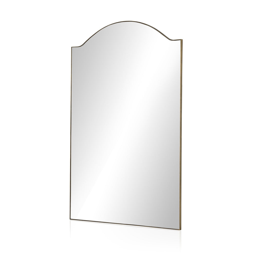 Jacques Floor Mirror - Antique Brass