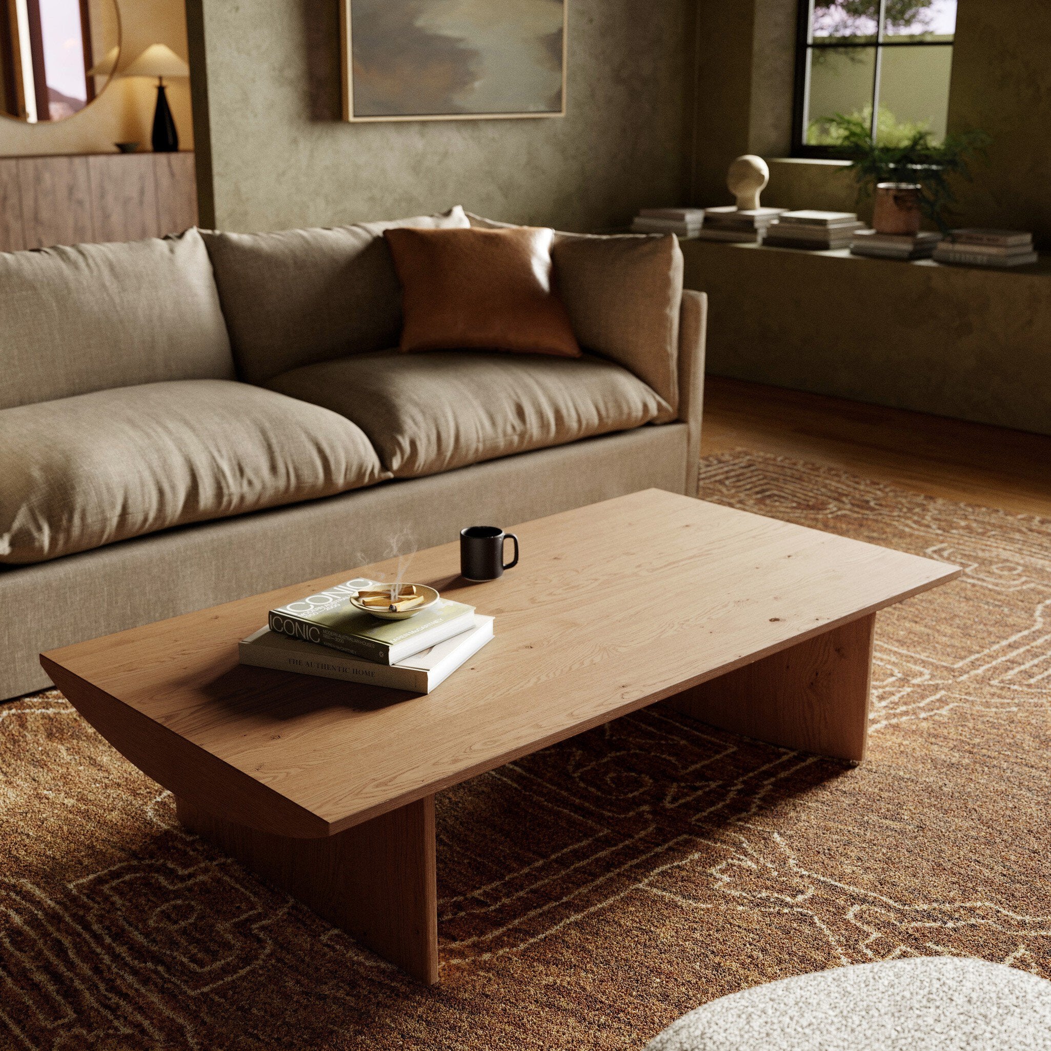 Pickford Coffee Table - Dusted Oak Veneer