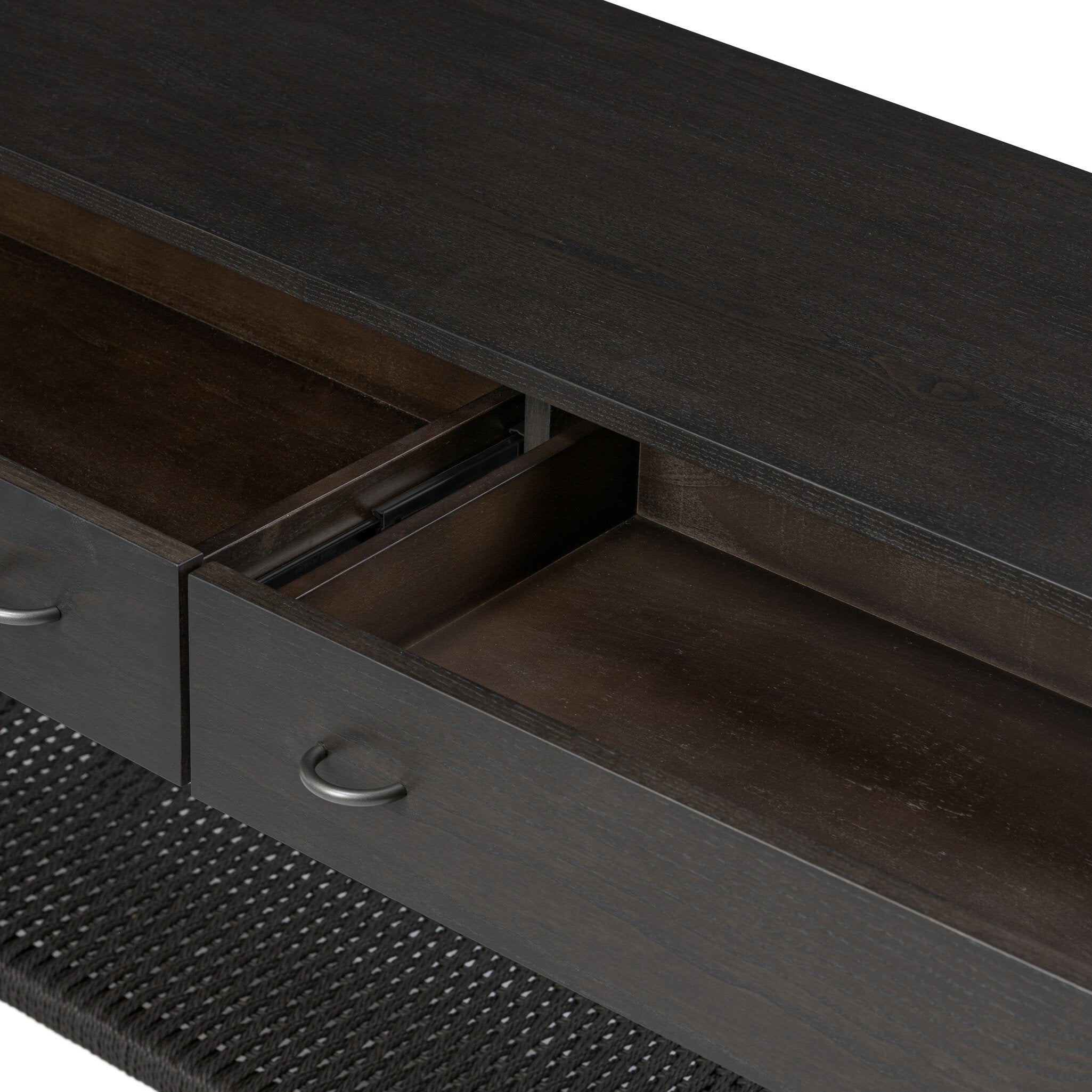 Zuma Console - Smoked Black Ash Veneer
