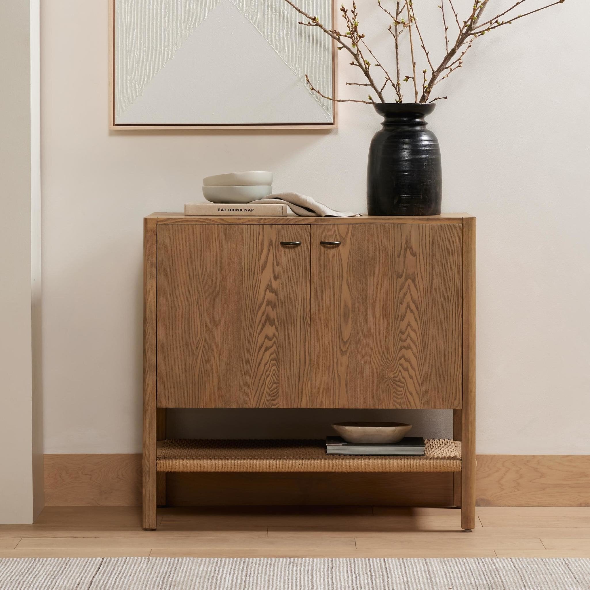 Zuma Small Cabinet - Dune Ash Veneer