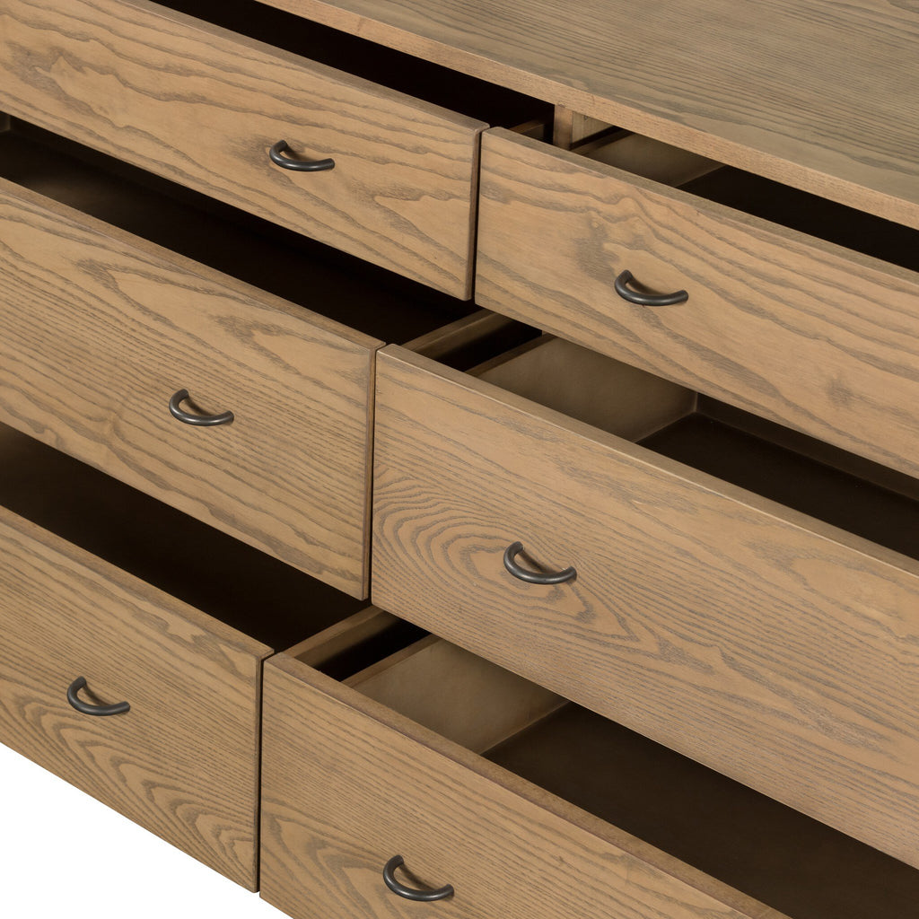 Zuma 6 Drawer Dresser - Dune Ash Veneer